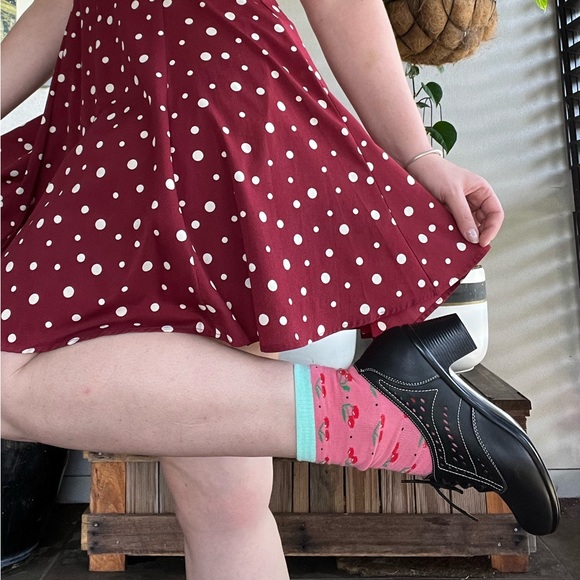 Vintage Style Leather Heeled Shoes - Picture 3 of 7